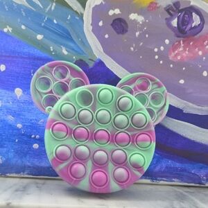 Colorful Pop It Fidget Toy (MICKEY MOUSE CHANGE BAG/PURSE)